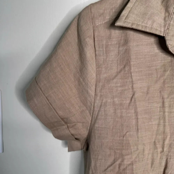 Trois the Label Women's Linen Blend Jumpsuit Size 2 NWT - Picture 6 of 12